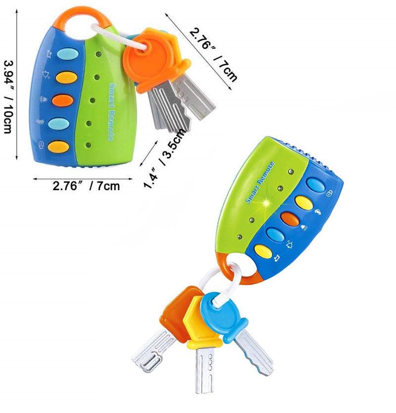 Brinquedo Controle Remoto e Chaves De Carro Para Bebê - Versatilli